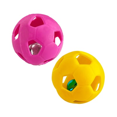 Brinquedo Bolinha Com Guizo Líder Para Gatos - Cores Sortidas