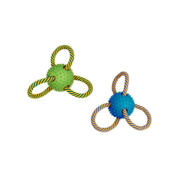 Brinquedo Bolinha Swift Com Corda American Pets Para Cães - Cores Sortidas