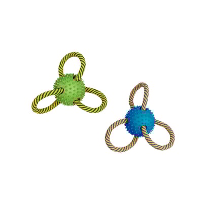 Brinquedo Bolinha Swift Com Corda American Pets Para Cães - Cores Sortidas