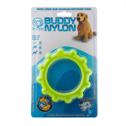 Brinquedo Buddy Toys Disco Nylon Para Cães - 1 Unidade