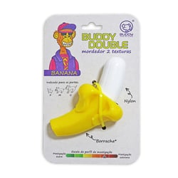 Brinquedo Buddy Toys Double Banana Para Cães - 1 Unidade