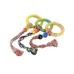 Brinquedo Cabo De Guerra Argola Com Cravo Para Cães - Cores Sortidas - 1 Unidade