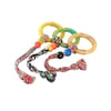 Brinquedo Cabo De Guerra Argola Com Cravo Para Cães - Cores Sortidas - 1 Unidade