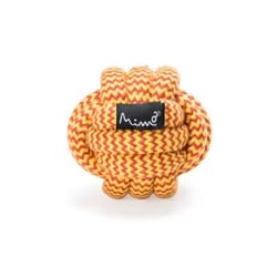 Brinquedo Cães Mimo Bolinha De Corda Amarelo - 1 Unidade