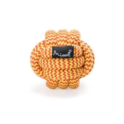 Brinquedo Cães Mimo Bolinha De Corda Amarelo - 1 Unidade