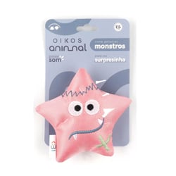 Brinquedo Caes Pelucia Monstrinhos Surpresinha Oikos