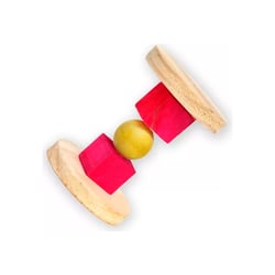 Brinquedo Carretel Golden Pets Para Roedores Grandes - 1 Unidade
