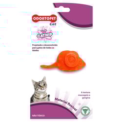 Brinquedo Cat Mouse Odontopet Laranja - 1 Unidade