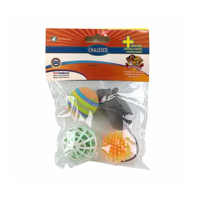 Brinquedo Chalesco Cat Diversos Para Cães E Gatos - Cores Sortidas - 1 Unidade