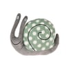 Brinquedo Chalesco Pelúcia Caracol Para Cães E Gatos - 1 Unidade