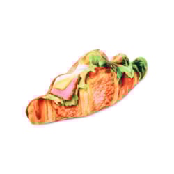 Brinquedo Chalesco Plush Croissant Para Cães E Gatos - 1 Unidade