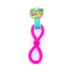 Brinquedo Chalesco Totóys Laço Flex Sabor Bacon Para Cães - 1 Unidade