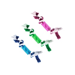 Brinquedo Chalesco Totóys Tubo Com Corda Flex Para Cães - Cores Sortidas - 1 Unidade