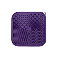 Brinquedo Comedouro Amicus Lamb Lamb Quadrado Roxo Para Cães E Gatos