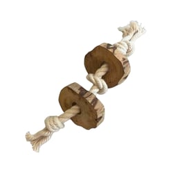 Brinquedo Corda Amicus Wood Sustentável Para Cães - 1 Unidade - Tamanho P