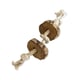 Brinquedo Corda Amicus Wood Sustentável Para Cães - 1 Unidade - Tamanho P - Tamanho P