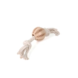 Brinquedo Corda Bite Natural Spike Branca Para Cachorros