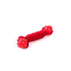 Brinquedo Corda Duo Spike Vermelha Para Cachorros