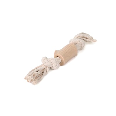 Brinquedo Corda Graveto Spike Branco Para Cachorros