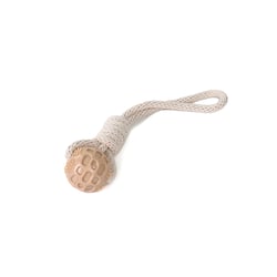 Brinquedo Corda Natural Com Bola Spike Para Cachorros