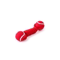 Brinquedo Corda Spike Com Bola Dupla Para Cachorros