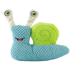 Brinquedo De Pelúcia Caracol Alegre Azul Home Pet Para Cachorros - Único