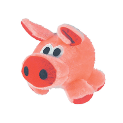 Brinquedo De Pelúcia Chalesco Porquinho Rosa Para Cães - 1 Unidade