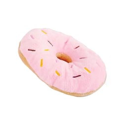 Brinquedo De Pelúcia Donuts Rosa Petlon Para Cães - 1 Unidade