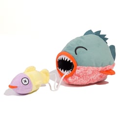 Brinquedo De Pelúcia Piranha Petz Para Cães - 1 Unidade