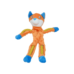 Brinquedo Pelúcia Raposa Western Pet - 1 Unidade Para Cachorros