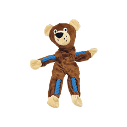 Brinquedo De Pelúcia Western Pet Urso Com Corda - 1 Unidade Para Cachorros