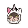 Brinquedo Decorativo Pin Cansei De Ser Gato Unicórnio