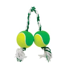 Brinquedo Dental Bone Lcm Para Cães - 2 Bolas De Tênis 460Mm
