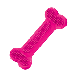 Brinquedo Dental Flex Osso Rosa 22Cm - 1 Unidade Para Cachorros