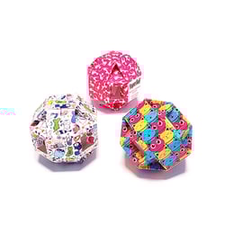 Brinquedo E Porta Petisco Pet Games Paper Balls Para Gatos - 3 Unidades