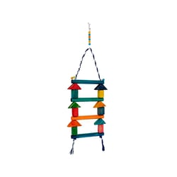 Brinquedo Escada Colorida Happy Bird Para Pássaros - Cores Sortidas - 1 Unidade