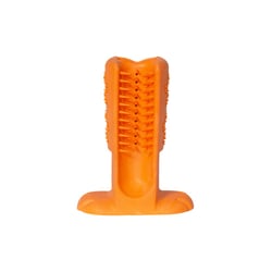 Brinquedo Escova Dental Truqys Para Cães Laranja - 1 Unidade