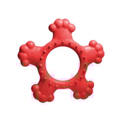 Brinquedo Estrela Vermelho Furacão Pet Para Cães - 1 Unidade