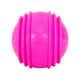 Brinquedo Furacão Pet Bola De Borracha Maciça Rosa Com Friso Para Cães - 9 cm Centímetros - 9 cm Centímetros