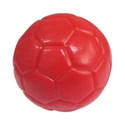 Brinquedo Furacao Pet Bola De Futebol Borracha Macica Vermelho Para Caes