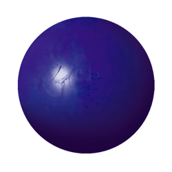 Brinquedo Bola Dogão Azul Furacão Pet Para Cachorros - 80Mm 1Unidade