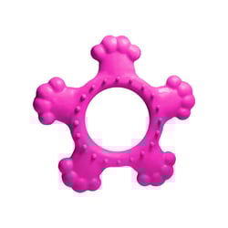 Brinquedo Furacão Pet Estrela Rosa Para Cães - 1 Unidade