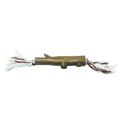 Brinquedo Furacão Pet Galho Borracha Com Corda Para Cachorros - 1 Unidade