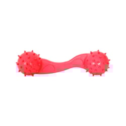 Brinquedo Furacão Pet Halteres De Borracha Vermelho - 1 Unidade