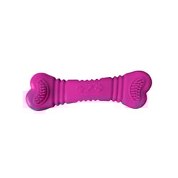 Brinquedo Furacão Pet Osso Bone Rosa Para Cães - Tamanho M