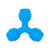 Brinquedo Furacão Pet Triângulo De Borracha Azul Para Cães - Tamanho M