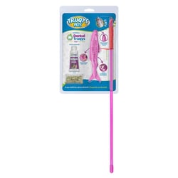 Brinquedo Gatos Varinha Dental Cat Rosa