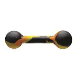 Brinquedo Halteres Verde E Amarelo Para Cães - 1 Unidade