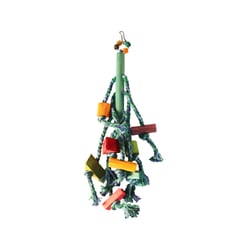 Brinquedo Happy Bird Boneco De Madeira Para Pássaros - Cores Sortidas - 1 Unidade