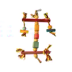 Brinquedo Happy Bird Espantalho De Madeira Para Pássaros - Cores Sortidas - 1 Unidade